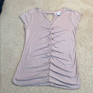 Design history tan top